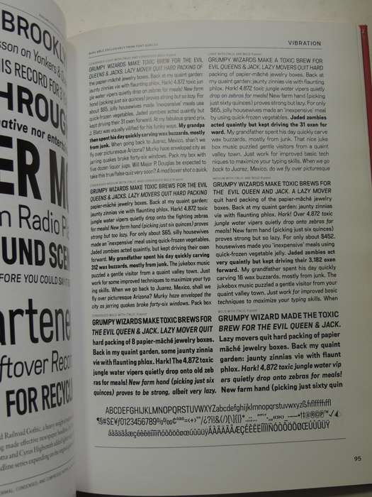 Font Bureau Type SpecimansPub 2001
