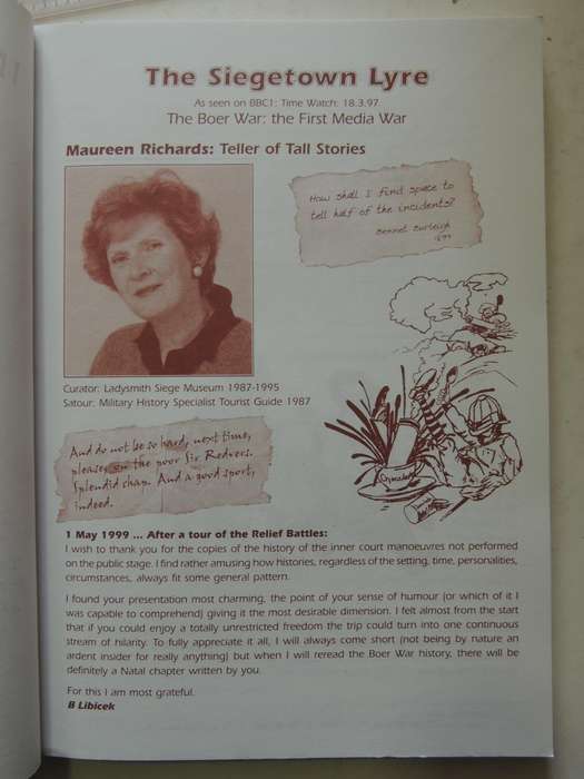 Into The Millennium: Anglo-Boer War Centenary Diary Today And 100 Years Ago compiled Maureen Richard