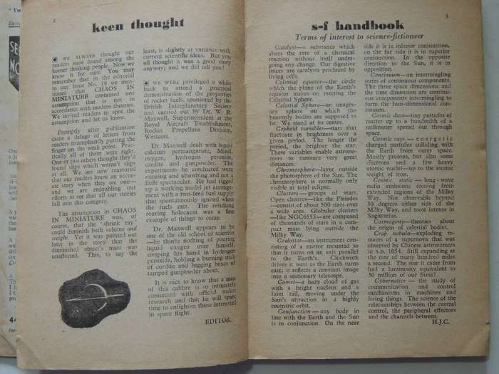 Authentic Science Fiction No. 22 - ed Derrick Rowles