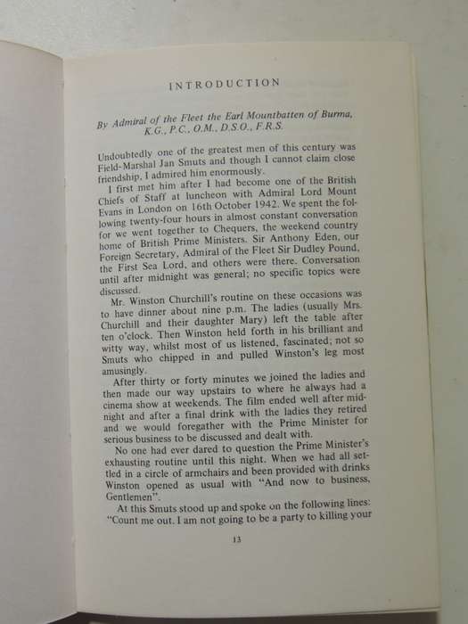 Jan Smuts Remembered: A Centennial Tribute - ed Zelda Friendlander