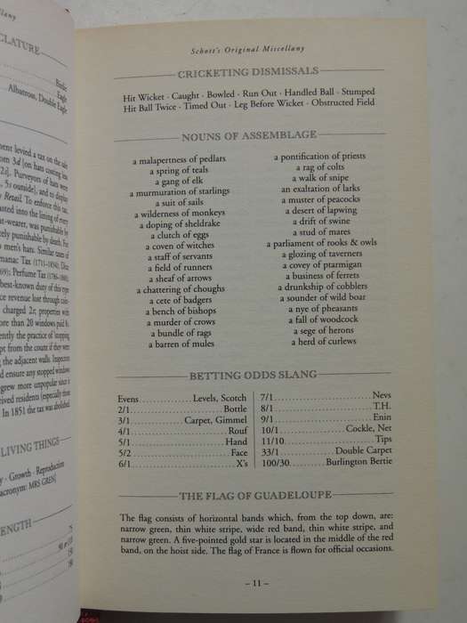 Schott's Original Miscellany - Ben Schott