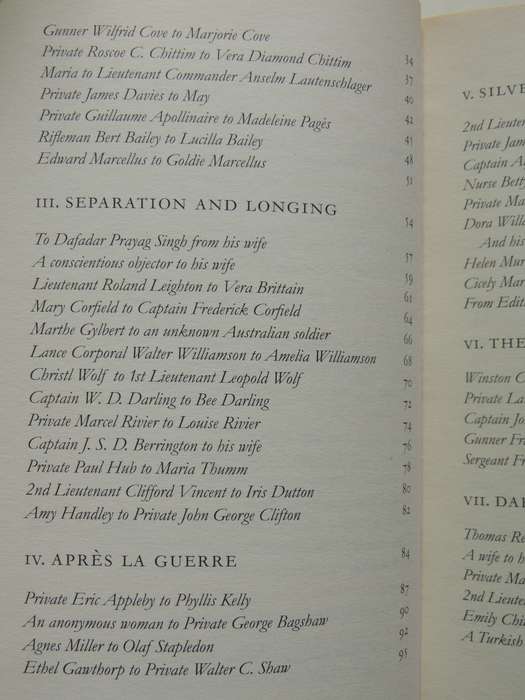Love Letters Of The Great War - ed Mandy Kirkby