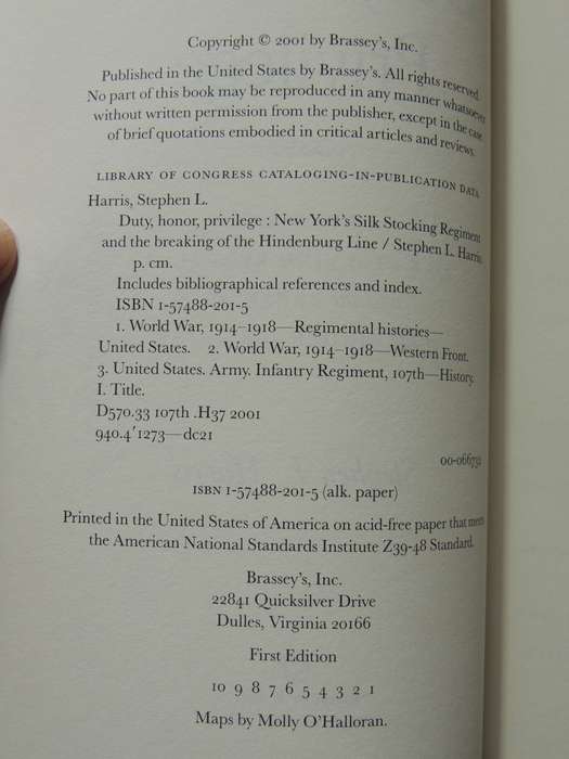 Duty, Honor, Privilege: New York's Silk Stocking Regiment & Breaking Of..Hindenburg...Stephen Harris