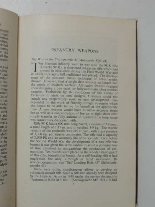 German Secret Weapons Of The Second World War - Rudolf Lusar    (1959 Very Scarce)