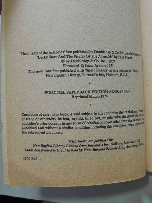 Pirates Of The Asteroids  - Isaac Asimov
