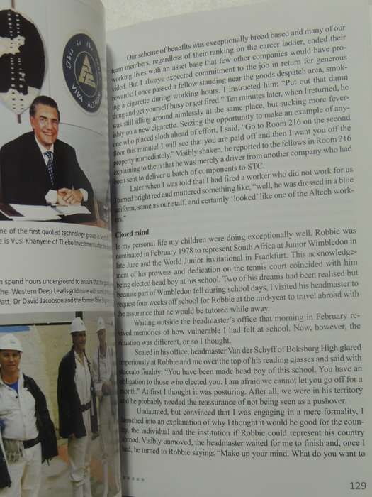 In Pursuit Of A Dream: Bill Venter And The Altron Story -Inscribed By Bill Venter, Craig Venter & RV