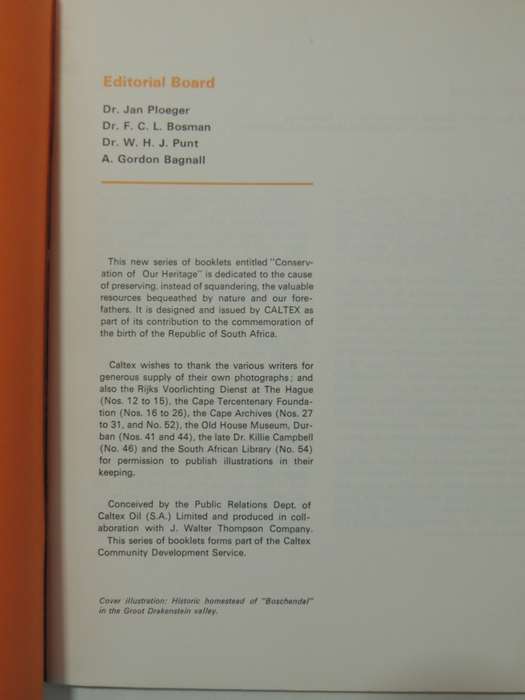 Conservation Of Our Heritage: Part 1 Preservation Of Old Buildings and Historic Relicsvarious
