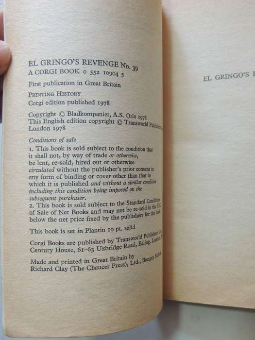 El Gringo's Revenge - Louis Masterson