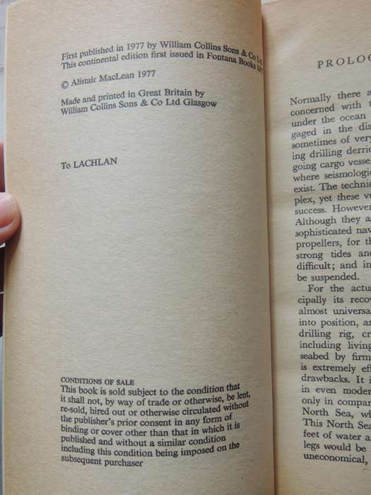 Seawitch- Alistair Maclean