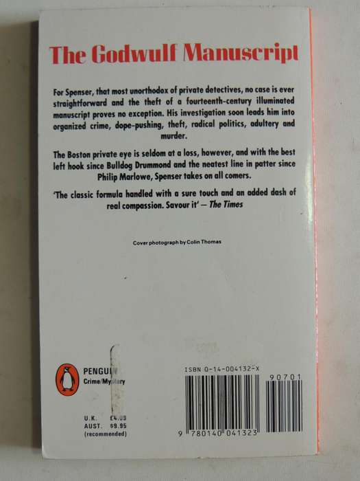 The Godwulf Manuscript - Robert B. Parker