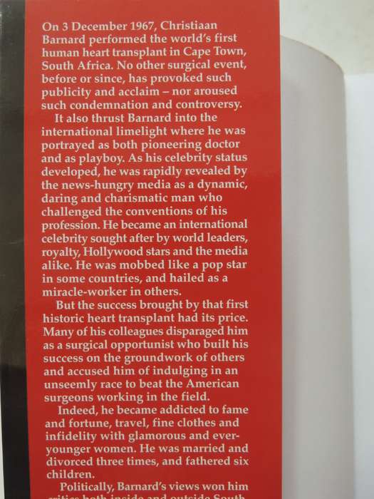 Celebrity Surgeon, Christiaan Barnard - A Life - Chris Logan
