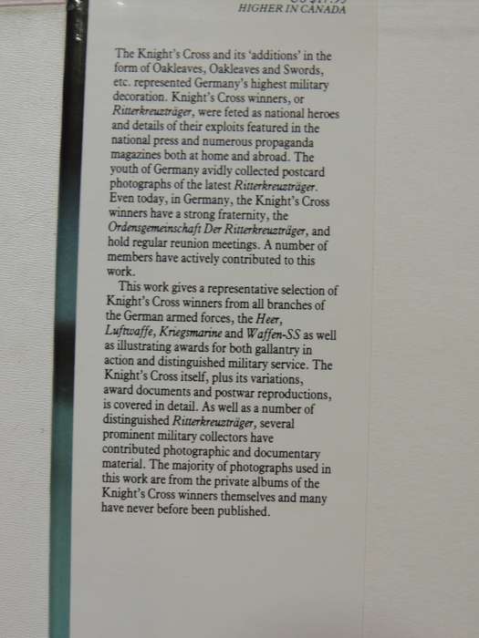 Knights Of The Iron Cross: A History 1939-1945 - Gordon Williamson