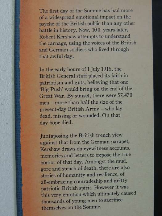 24 Hrs At The Somme: 1 July 1916 - Robert Kershaw