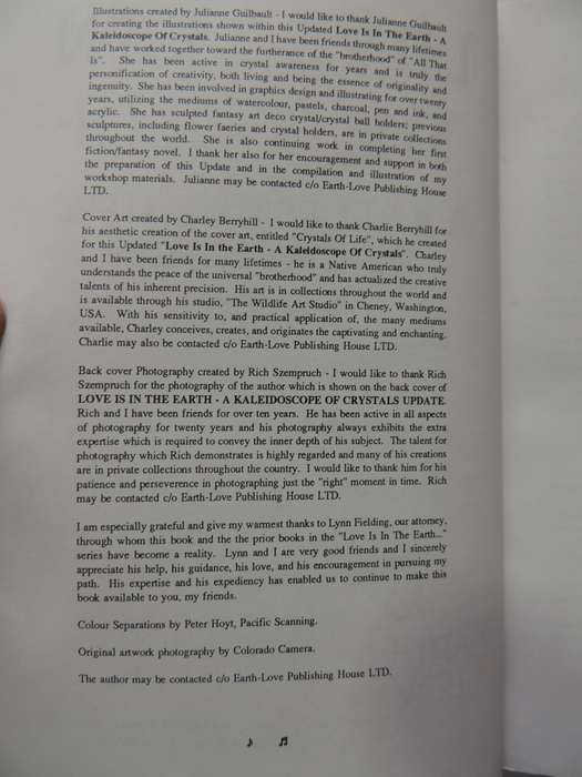 Love Is in the Earth:Kaleidoscope of Crystals: Reference Book..Metaphysical..Mineral Kingdom- Melody