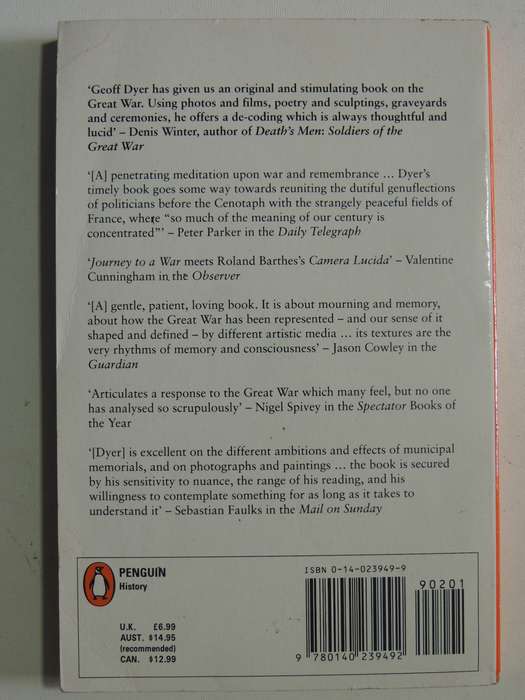The Missing Of The Somme- Geoff Dyer