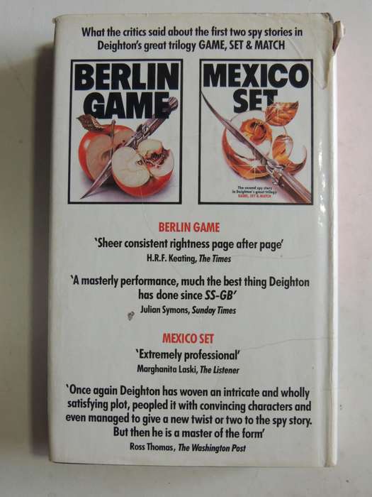 London Match- Len Deighton     First Edition 1985