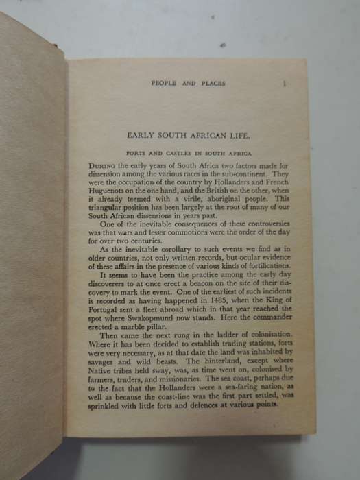 People and Places, Sketches from South African History - Napier Devitt