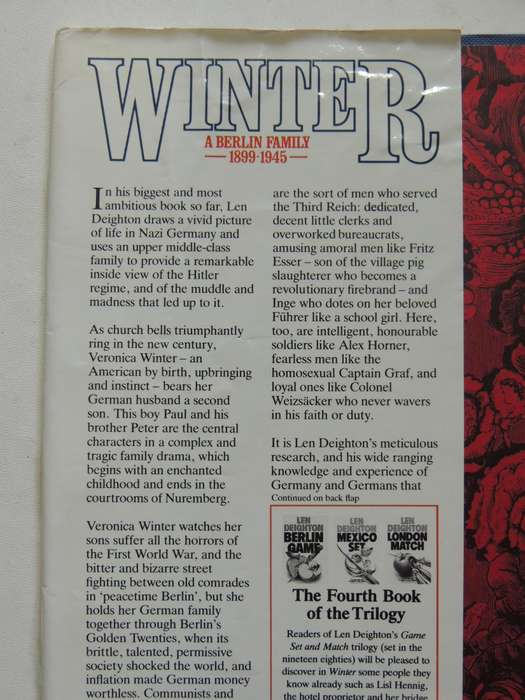 Winter: A Berlin Family 1899-1945 -  Len Deighton    First Edition 1987