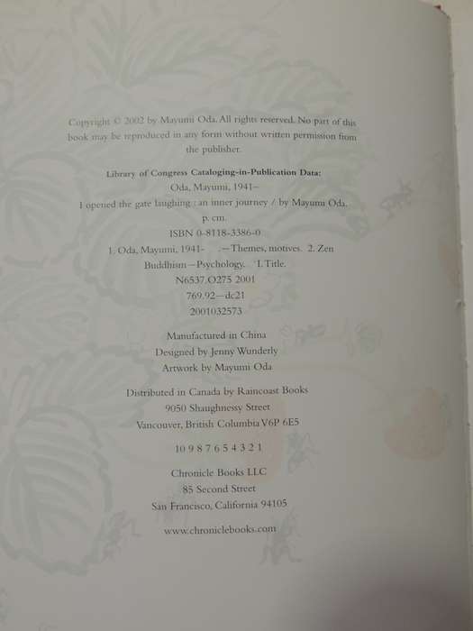 I Opened The Gate, Laughing: An Inner Journey - Mayumi Oda