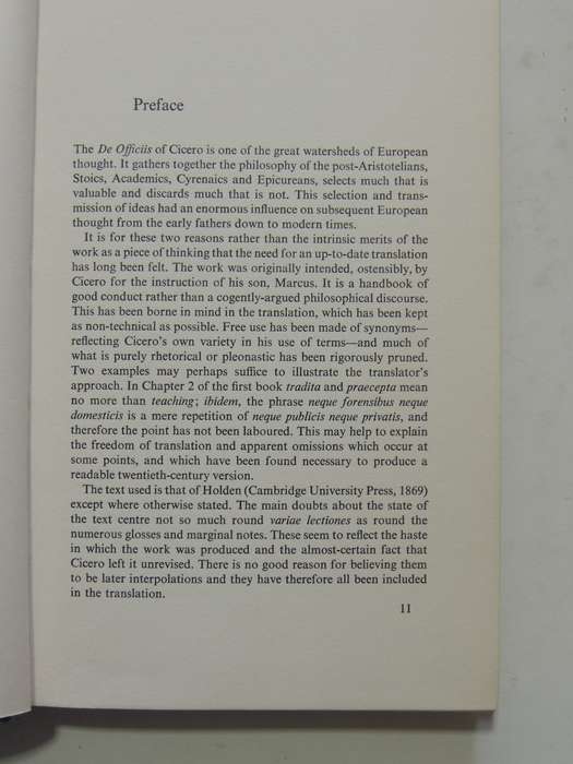 Cicero On Moral Obligation - John Higginbotham