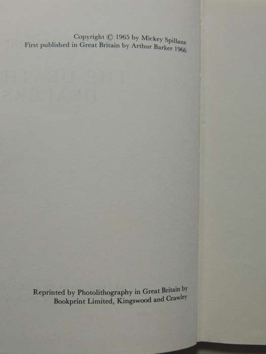 The Death Dealers - Mickey Spillane   1st UK Edition 1965