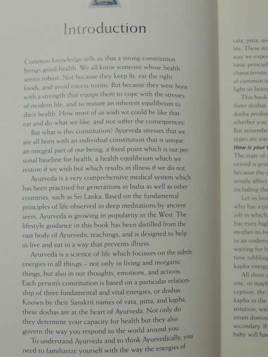 The Book Of Ayurveda: A Guide To Personal Wellbeing - Judith H. Morrison