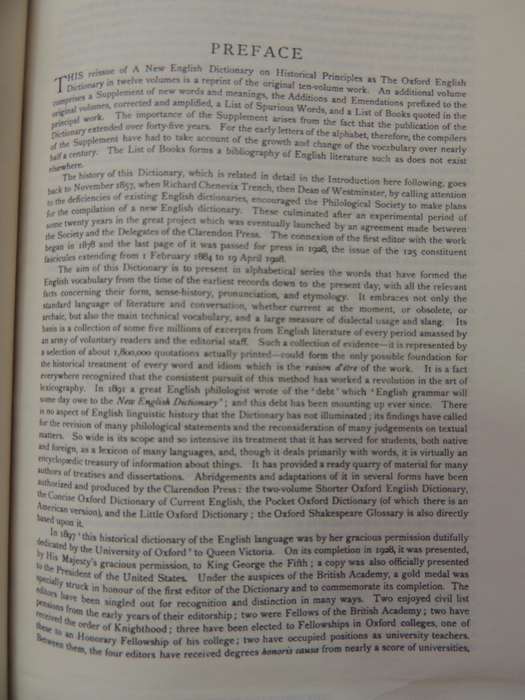 The Compact Edition of the Oxford English Dictionary, Complete Text, Reproduced Micrographically, 2V