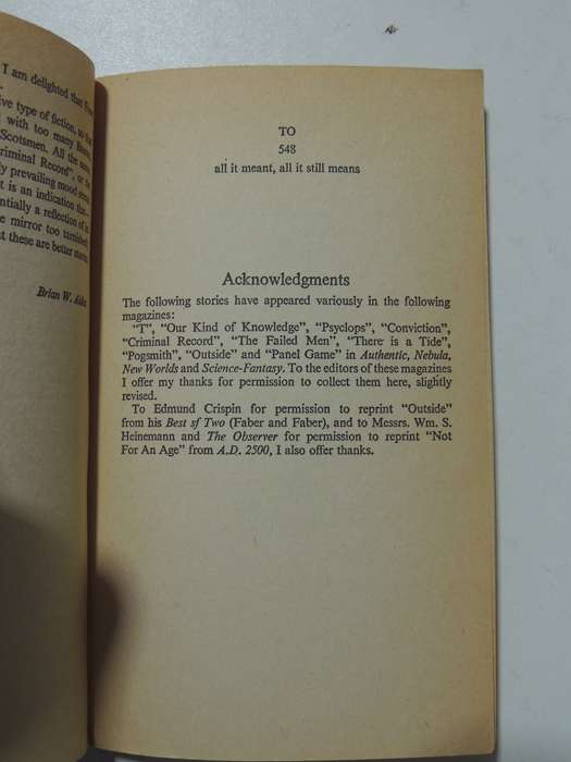 Space, Time and Nathaniel - Brian Aldiss