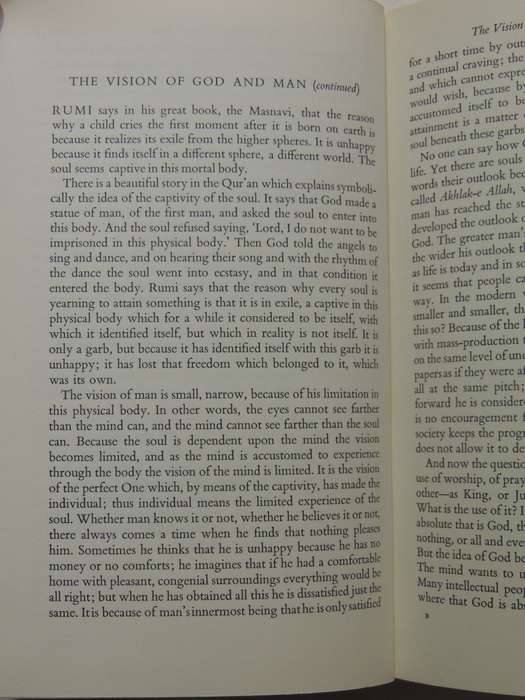 The Sufi Message Of Hazrat Inayat Khan: Vol XII The Vision Of God And Man, Confessions & Four Plays