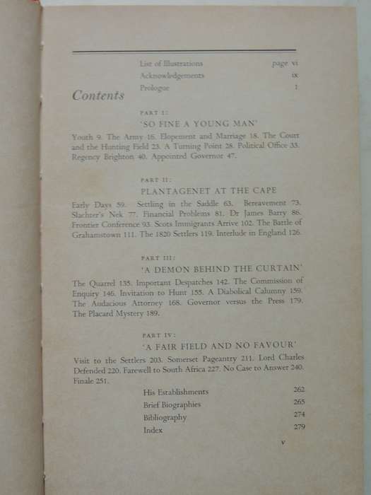 Plantagenet In Africa: Lord Charles Somerset - Anthony Kendal Millar