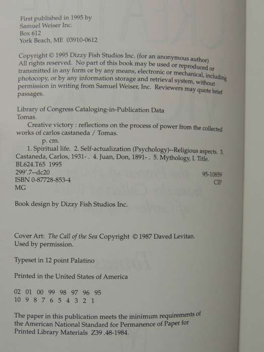 Creative Victory - Reflections On The Process Of Power From The Collected Works Of Carlos Castaneda