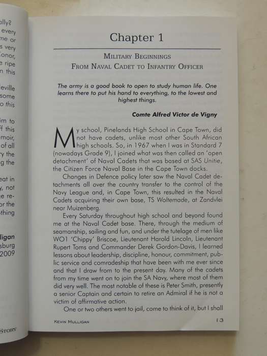 Carry On Regardless: Officer's Story The Personal Memoirs of ... Rand Light Infantry  Kevin Mulligan