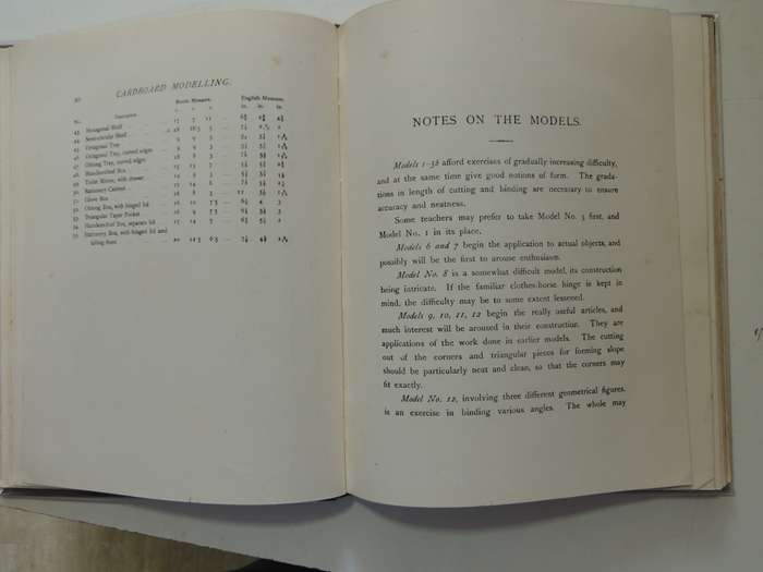 A Manual of Cardboard Modelling, With Full Working Drawings & Instructions - William Heaton