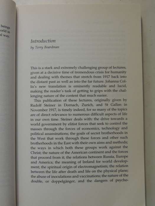 Secret Brotherhoods: And the Mystery of the Human Double  May 2004 - Rudolf Steiner