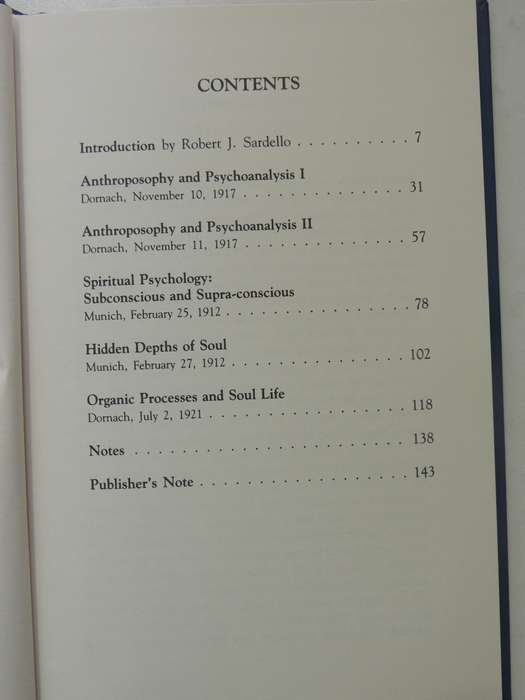 Psychoanalysis & Spiritual Psychology: 5 Lectures in Dornach & Munich ...1912,1921 Rudolf Steiner