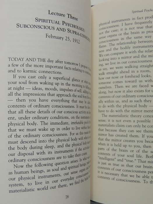 Psychoanalysis & Spiritual Psychology: 5 Lectures in Dornach & Munich ...1912,1921 Rudolf Steiner