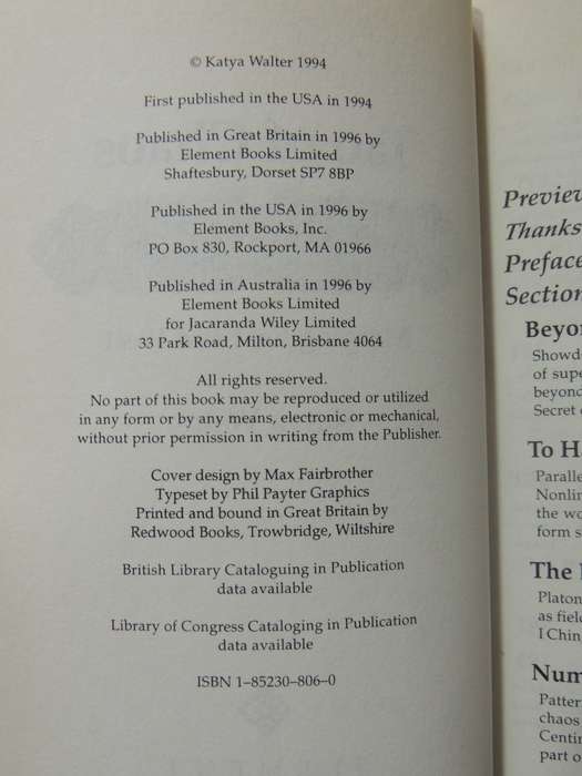 Tao of Chaos, DNA & The I Ching, Unlocking the Code of the Universe - Katya Walter