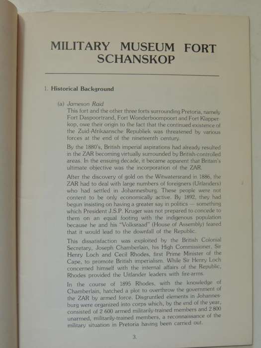 Fort Schanskop Military Museum