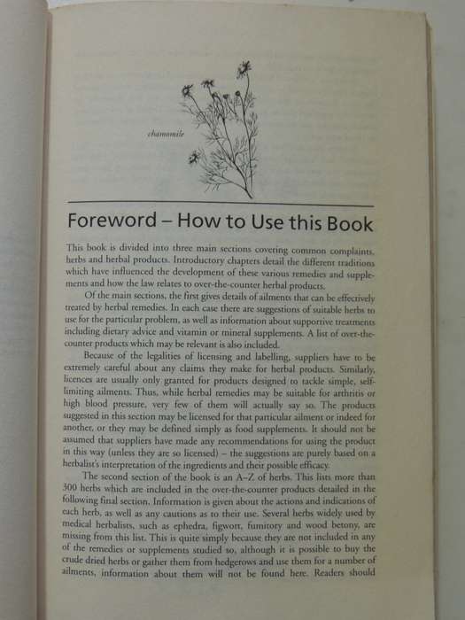 Handbook of Over the Counter Herbal  Medicines- Penelope Ody