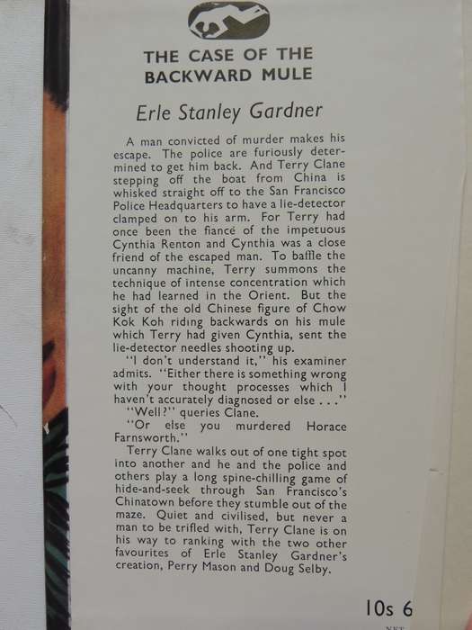 The Case Of The Backward Mule - Erle Stanley Gardner   1st British Ed 1955