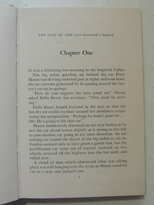 The Case Of The Fan-Dancer's Horse - Erle Stanley Gardner  1st British Ed 1952
