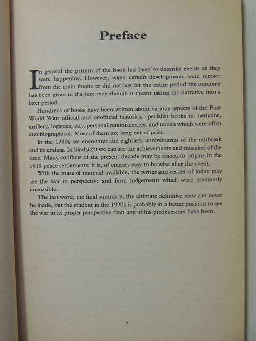 World War One: A Narrative - Philip Warner