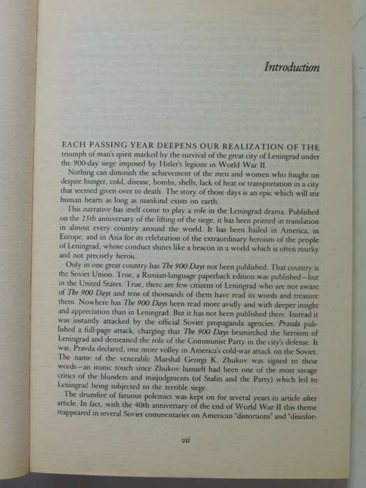 The 900 Days: The Siege Of Leningrad- Harrison E. Salisbury