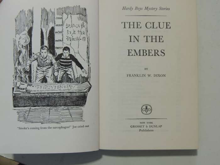 The Clue In The Embers - Franklin W. Dixon   Circa 1950s