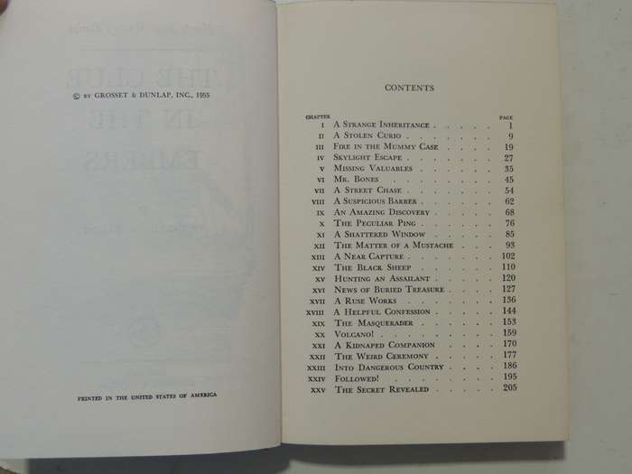 The Clue In The Embers - Franklin W. Dixon   Circa 1950s