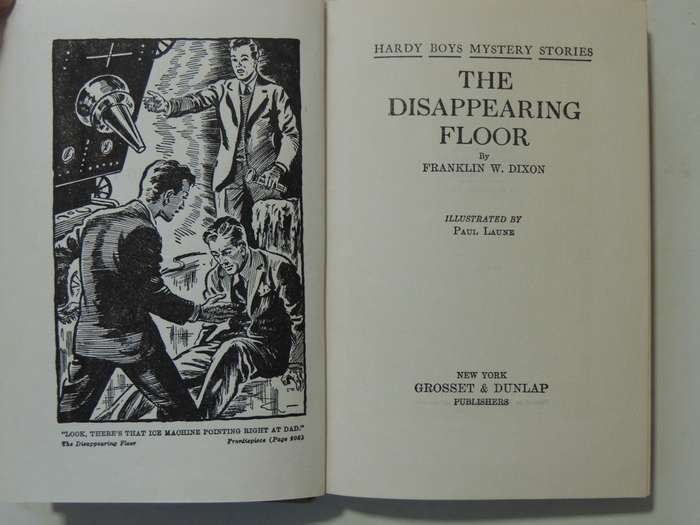 The Disappearing Floor - Franklin W. Dixon   Circa 1950s