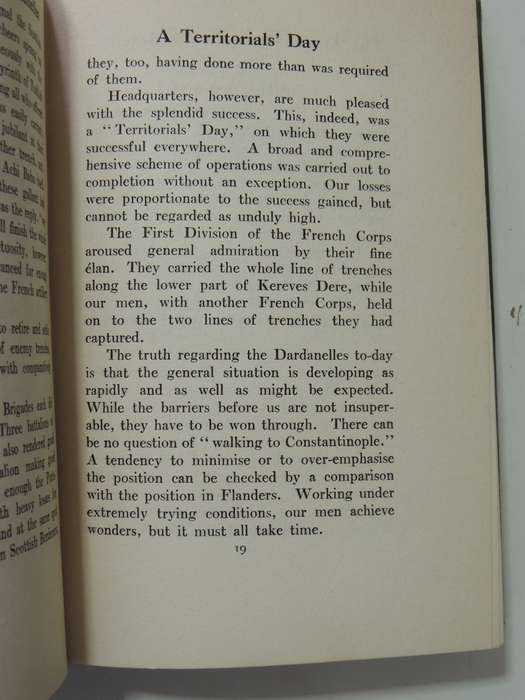 The Truth About The Dardanelles - Sydney A. Moseley  1st Edition 1916