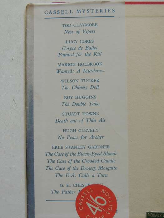 The Case Of The Gold-Digger's Purse - Erle Stanley Gardner     First British Ed 1957