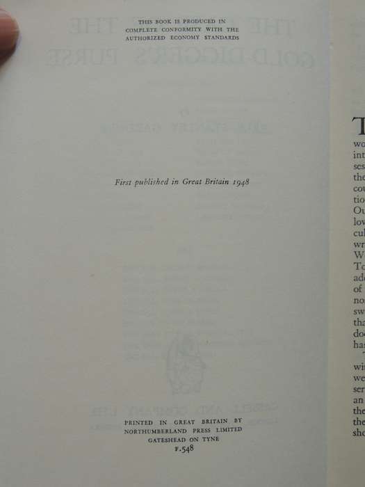 The Case Of The Gold-Digger's Purse - Erle Stanley Gardner     First British Ed 1957