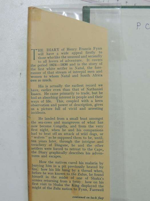 The Diary Of Henry Francis Fynn 1950 Limited Edition 989/1700 Compiled ...  Edited By James Stuart